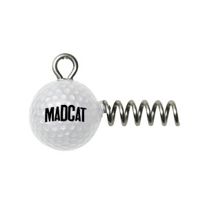 Tête Plombée Golf Ball Screw-In Jigheads 2pcs Madcat