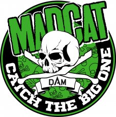 Autocollant “Catch The Big One” 10x10cm Madcat 2021